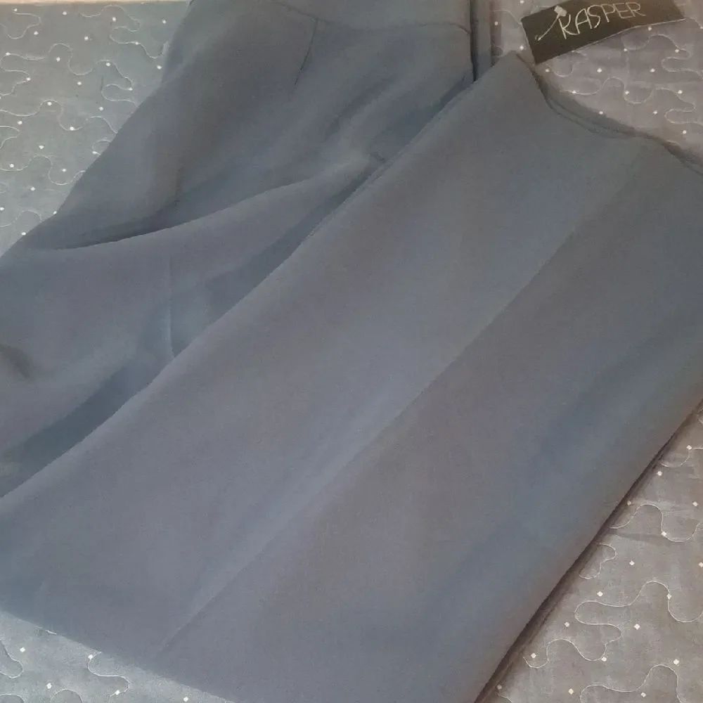 Kasper Women's Shanghai Blue Lined Dress Pants size 16 NWT